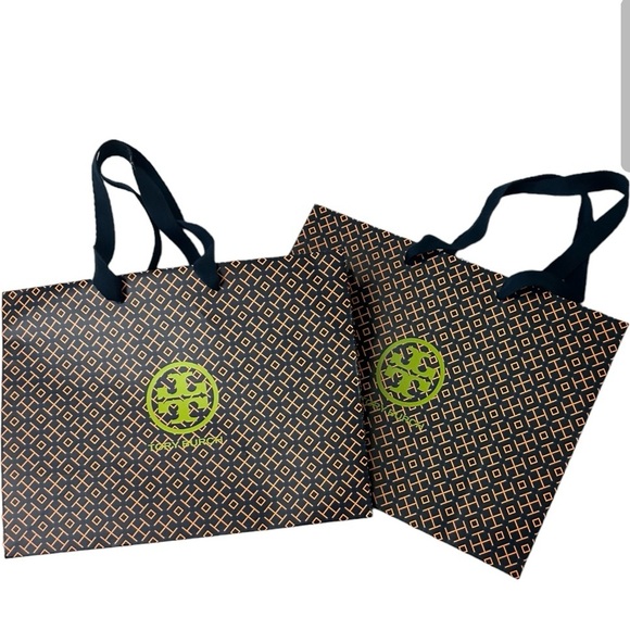 Used good condition small Tory Bruch gifts bags set of 2 - Picture 2 of 3
